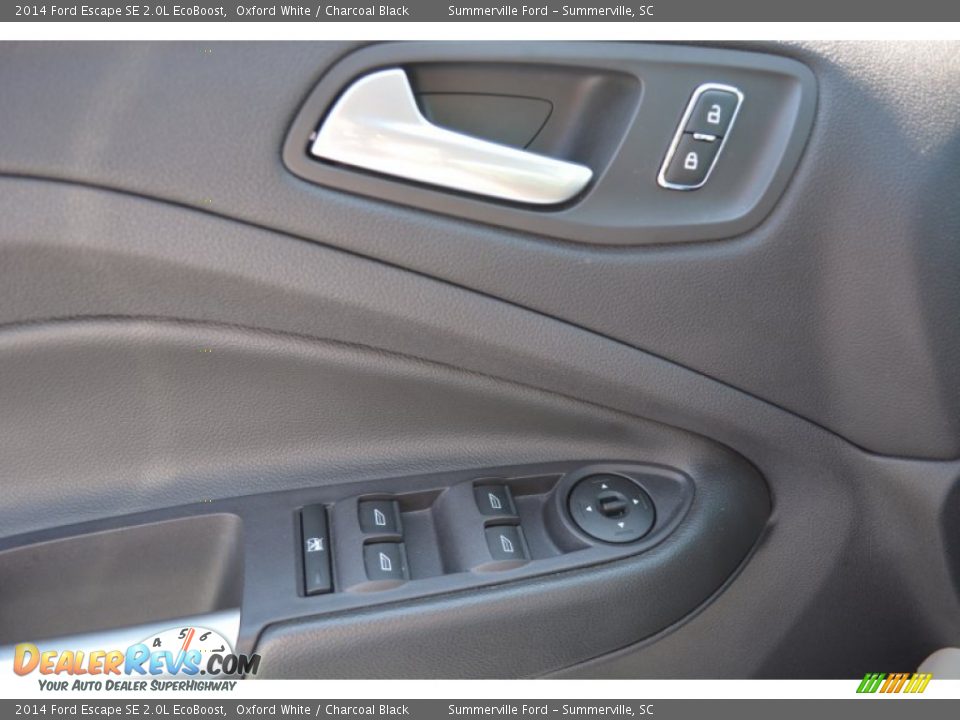 2014 Ford Escape SE 2.0L EcoBoost Oxford White / Charcoal Black Photo #20
