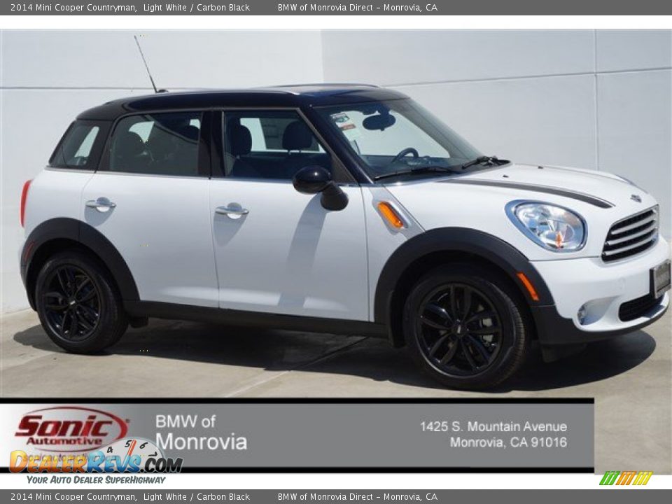 2014 Mini Cooper Countryman Light White / Carbon Black Photo #1