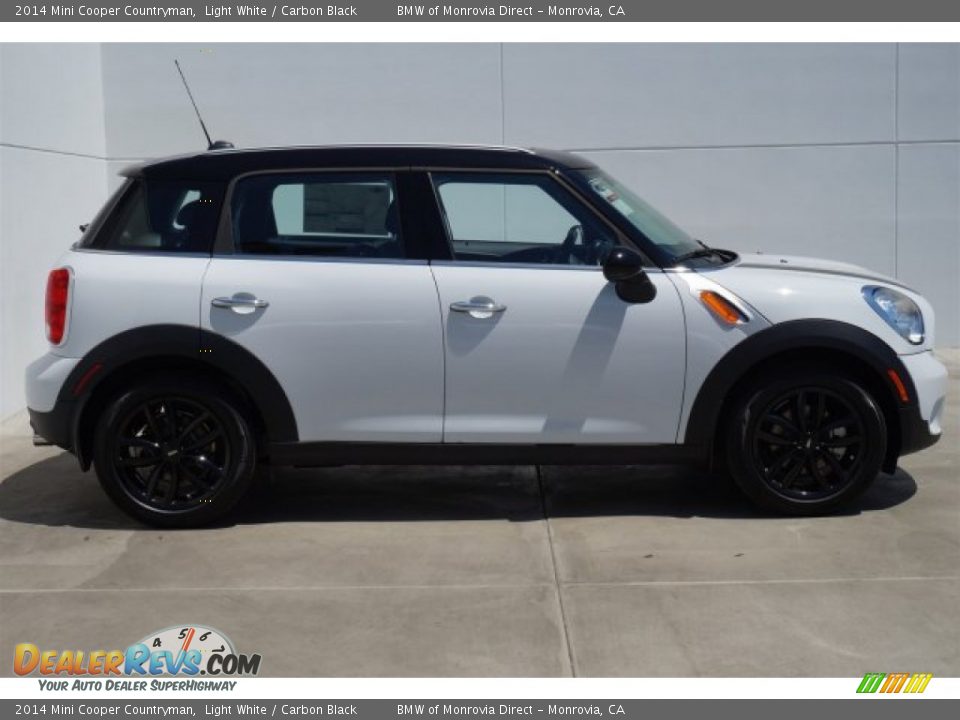 2014 Mini Cooper Countryman Light White / Carbon Black Photo #2