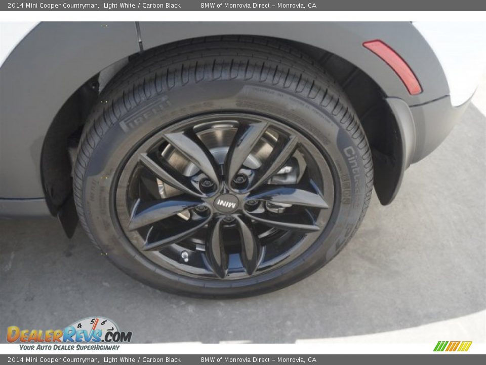 2014 Mini Cooper Countryman Light White / Carbon Black Photo #4