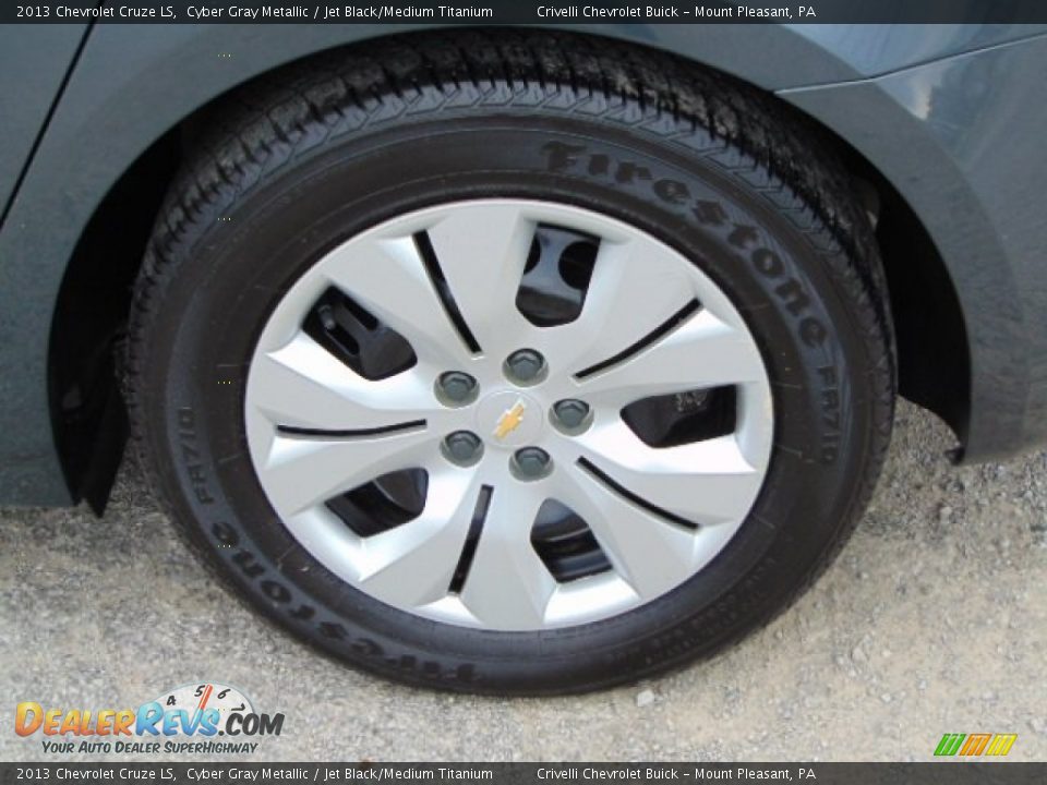 2013 Chevrolet Cruze LS Cyber Gray Metallic / Jet Black/Medium Titanium Photo #3