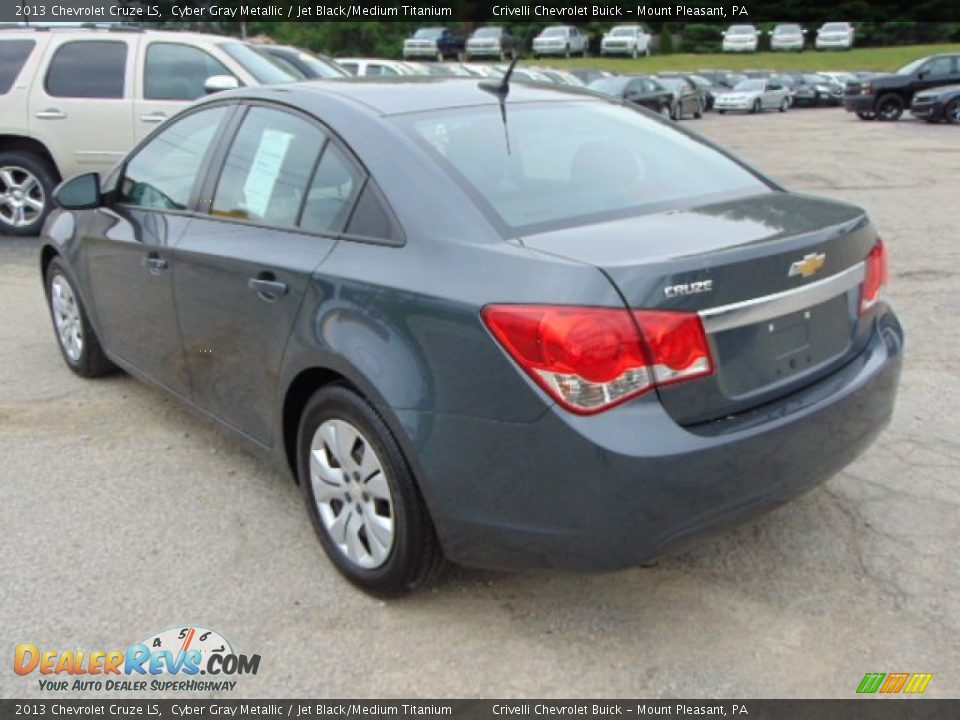2013 Chevrolet Cruze LS Cyber Gray Metallic / Jet Black/Medium Titanium Photo #4