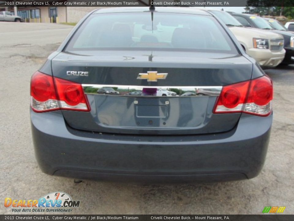 2013 Chevrolet Cruze LS Cyber Gray Metallic / Jet Black/Medium Titanium Photo #5