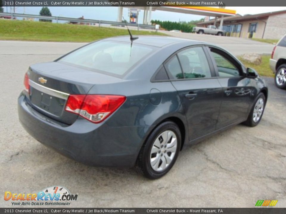 2013 Chevrolet Cruze LS Cyber Gray Metallic / Jet Black/Medium Titanium Photo #6