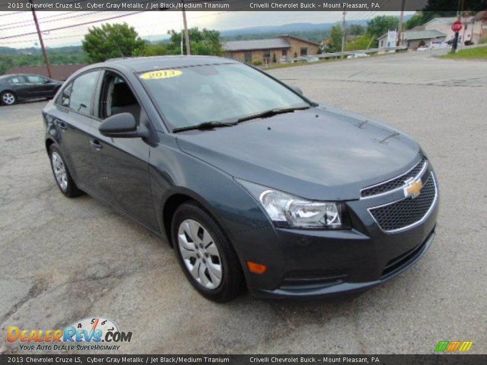 2013 Chevrolet Cruze LS Cyber Gray Metallic / Jet Black/Medium Titanium Photo #8