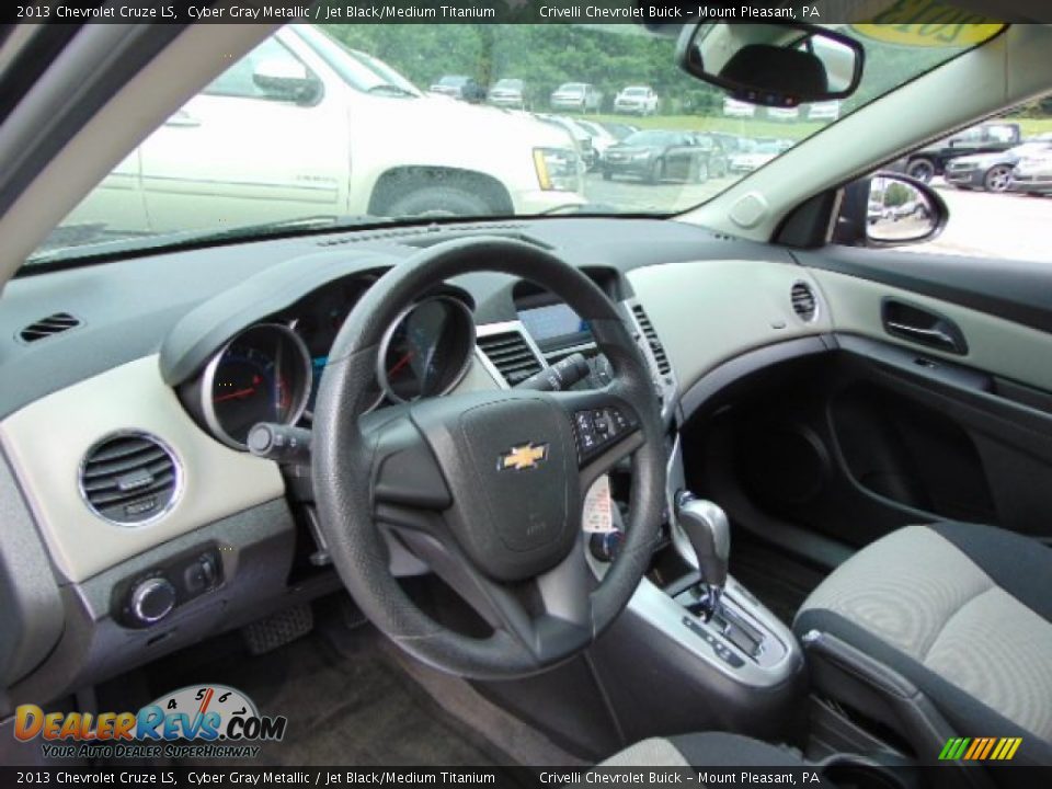2013 Chevrolet Cruze LS Cyber Gray Metallic / Jet Black/Medium Titanium Photo #11