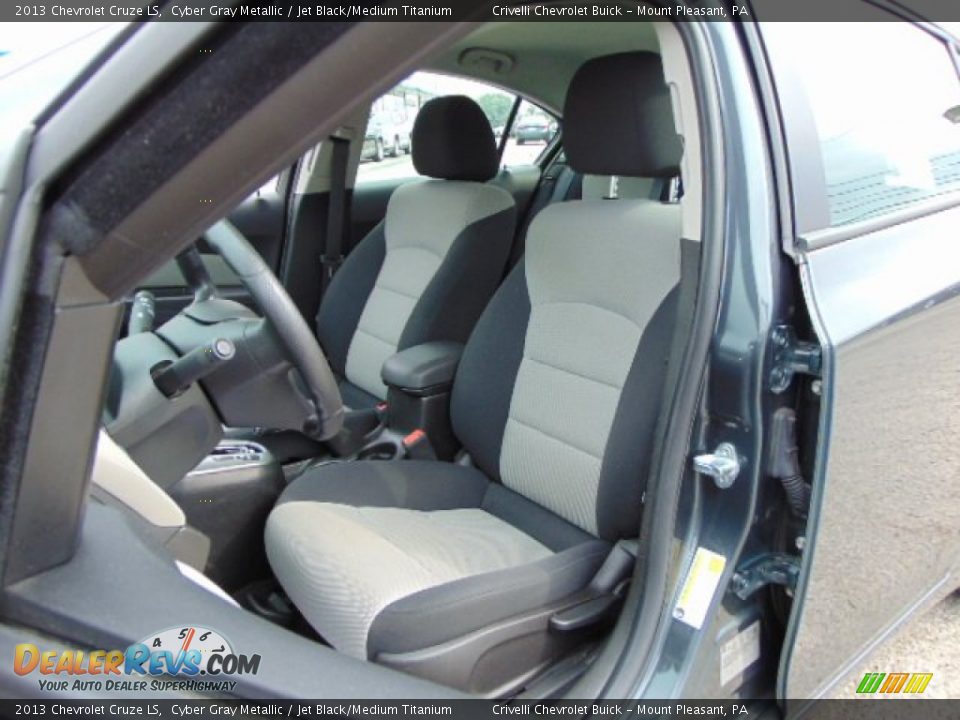 2013 Chevrolet Cruze LS Cyber Gray Metallic / Jet Black/Medium Titanium Photo #12