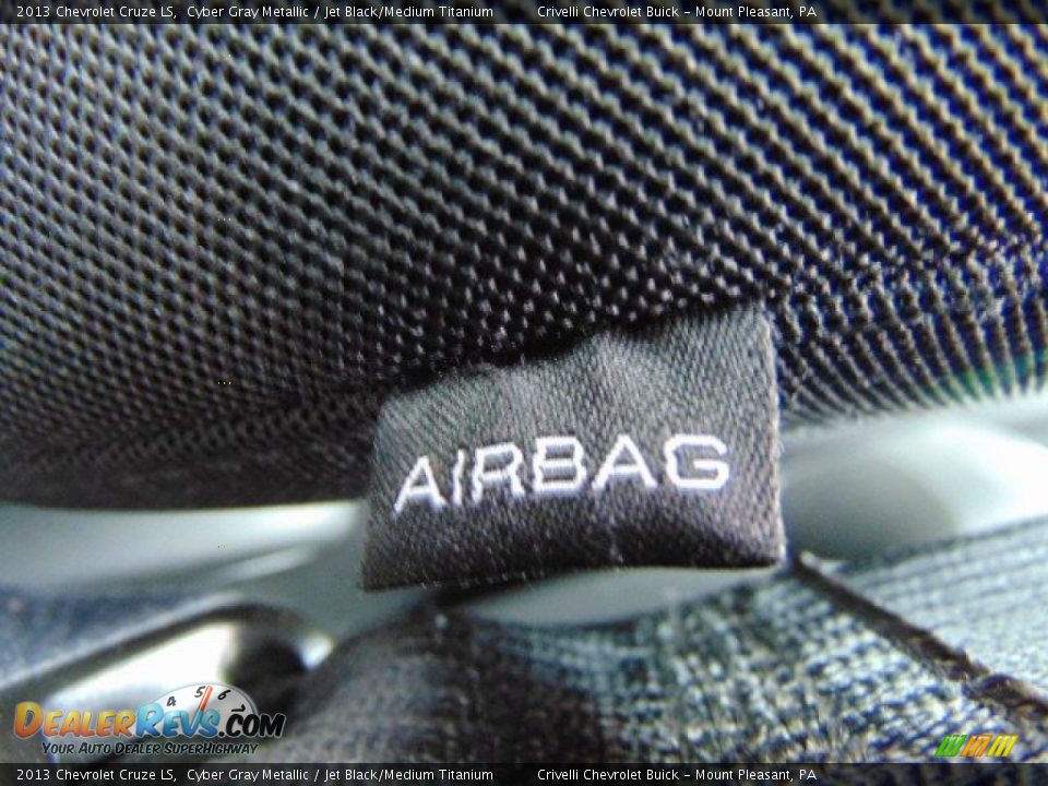 2013 Chevrolet Cruze LS Cyber Gray Metallic / Jet Black/Medium Titanium Photo #13