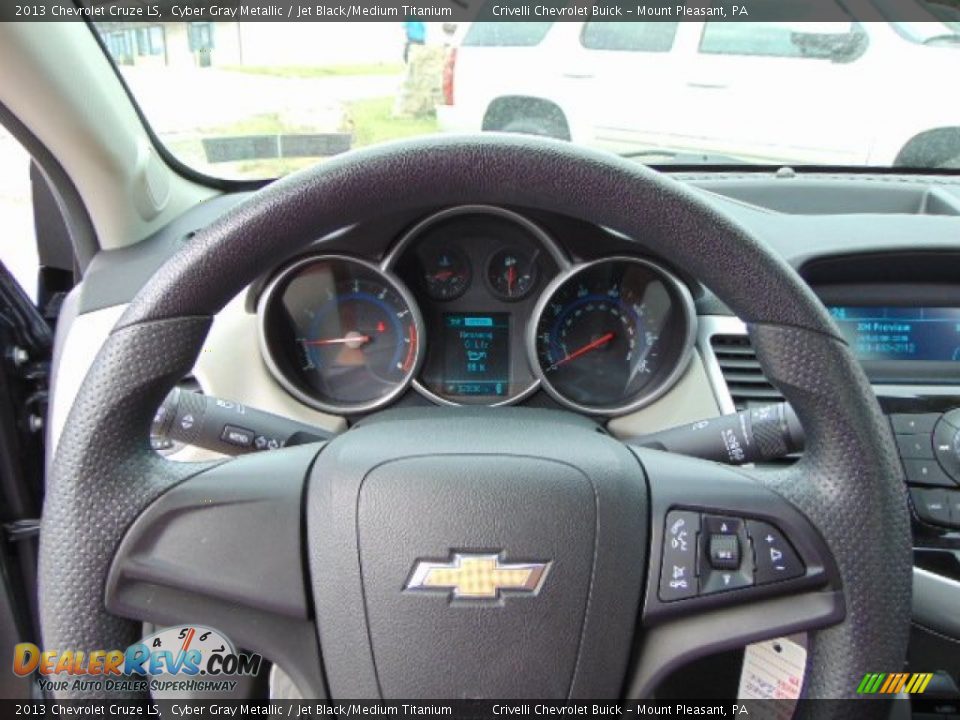 2013 Chevrolet Cruze LS Cyber Gray Metallic / Jet Black/Medium Titanium Photo #21