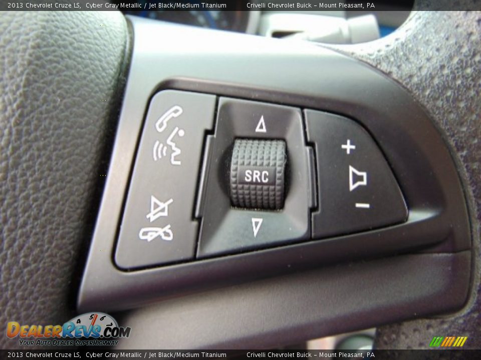 2013 Chevrolet Cruze LS Cyber Gray Metallic / Jet Black/Medium Titanium Photo #22