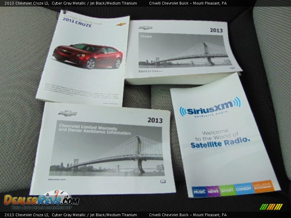 2013 Chevrolet Cruze LS Cyber Gray Metallic / Jet Black/Medium Titanium Photo #26