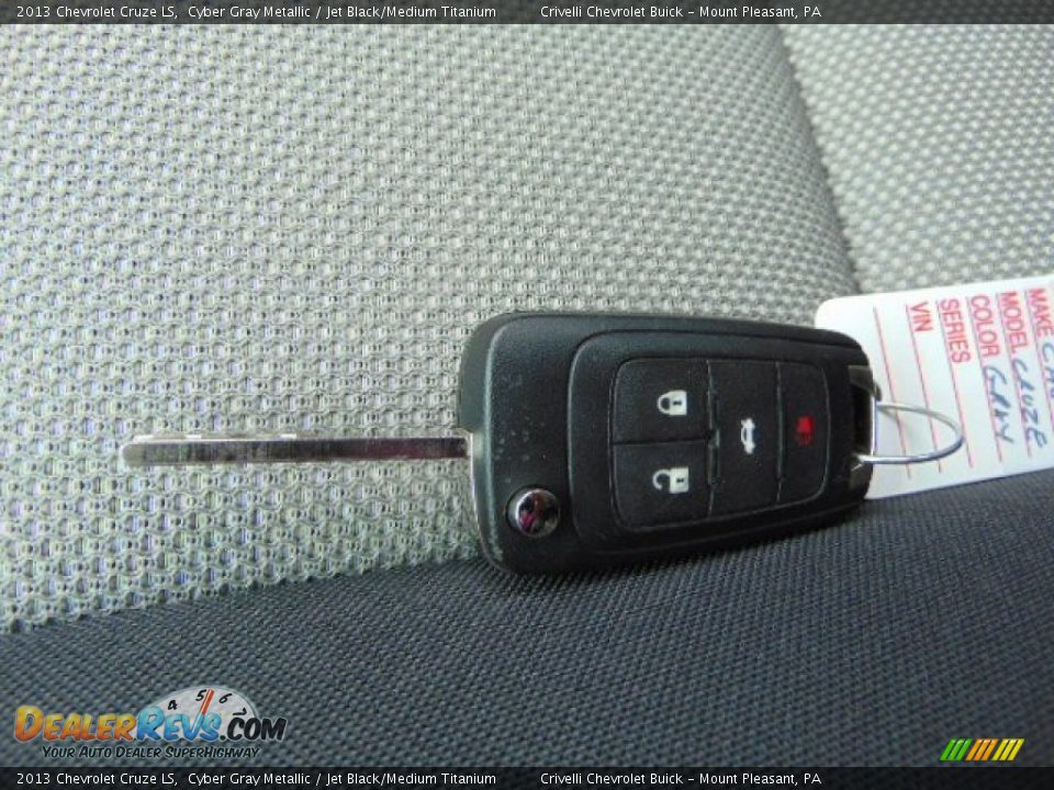 2013 Chevrolet Cruze LS Cyber Gray Metallic / Jet Black/Medium Titanium Photo #27