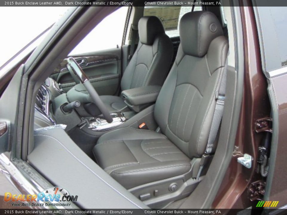 Front Seat of 2015 Buick Enclave Leather AWD Photo #11