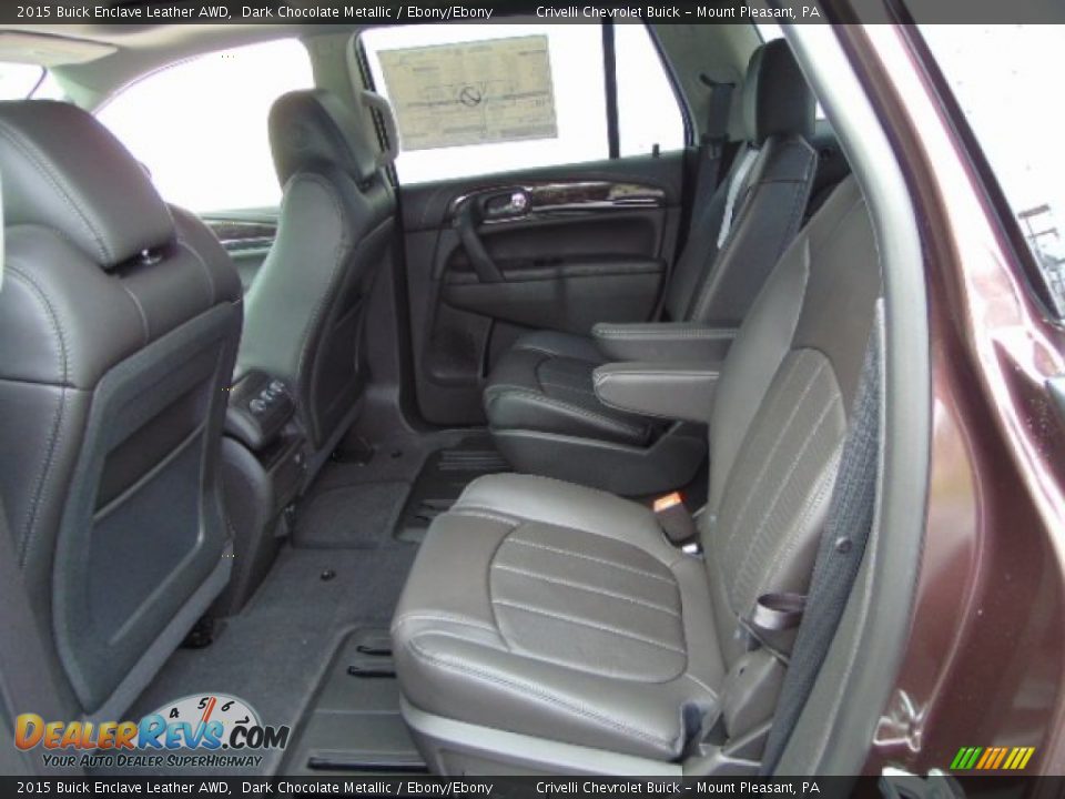 Rear Seat of 2015 Buick Enclave Leather AWD Photo #20