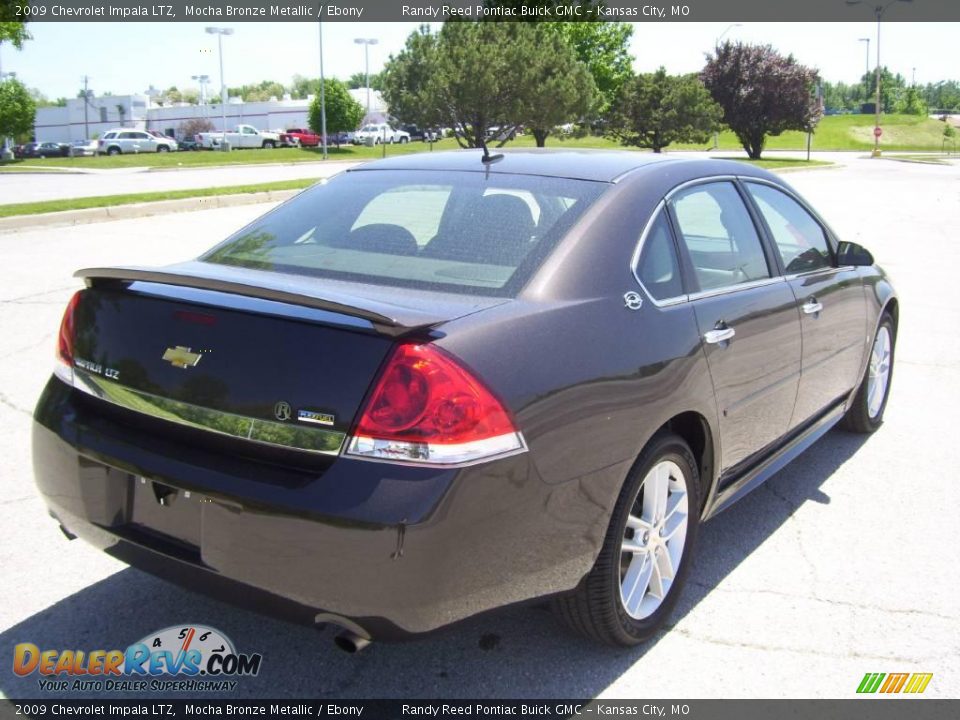 2009 Chevrolet Impala LTZ Mocha Bronze Metallic / Ebony Photo #8