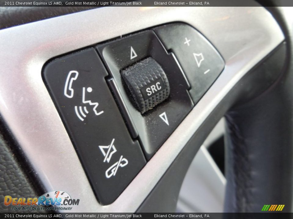 2011 Chevrolet Equinox LS AWD Gold Mist Metallic / Light Titanium/Jet Black Photo #19