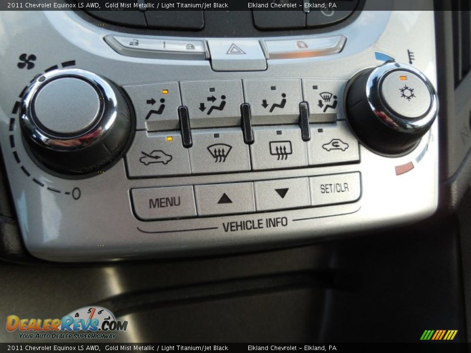 2011 Chevrolet Equinox LS AWD Gold Mist Metallic / Light Titanium/Jet Black Photo #25