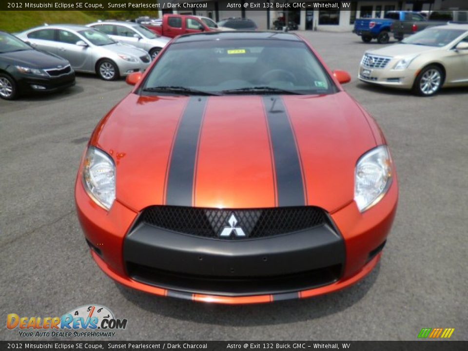 2012 Mitsubishi Eclipse SE Coupe Sunset Pearlescent / Dark Charcoal Photo #2