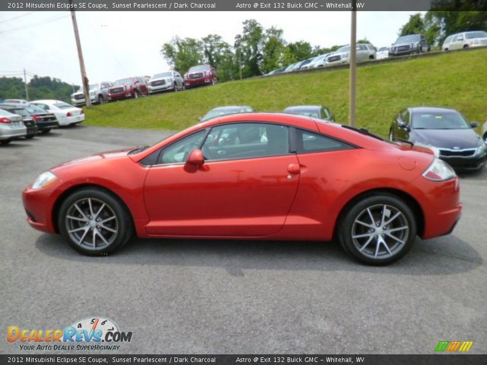 2012 Mitsubishi Eclipse SE Coupe Sunset Pearlescent / Dark Charcoal Photo #4