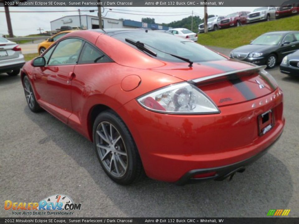 2012 Mitsubishi Eclipse SE Coupe Sunset Pearlescent / Dark Charcoal Photo #5