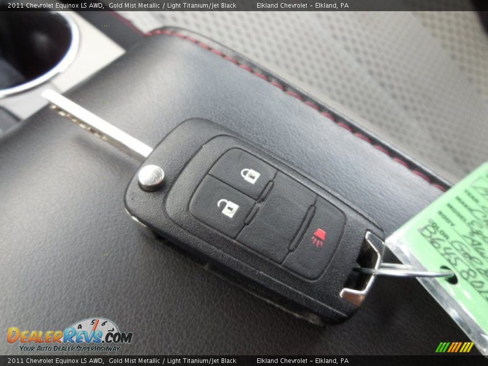 2011 Chevrolet Equinox LS AWD Gold Mist Metallic / Light Titanium/Jet Black Photo #30