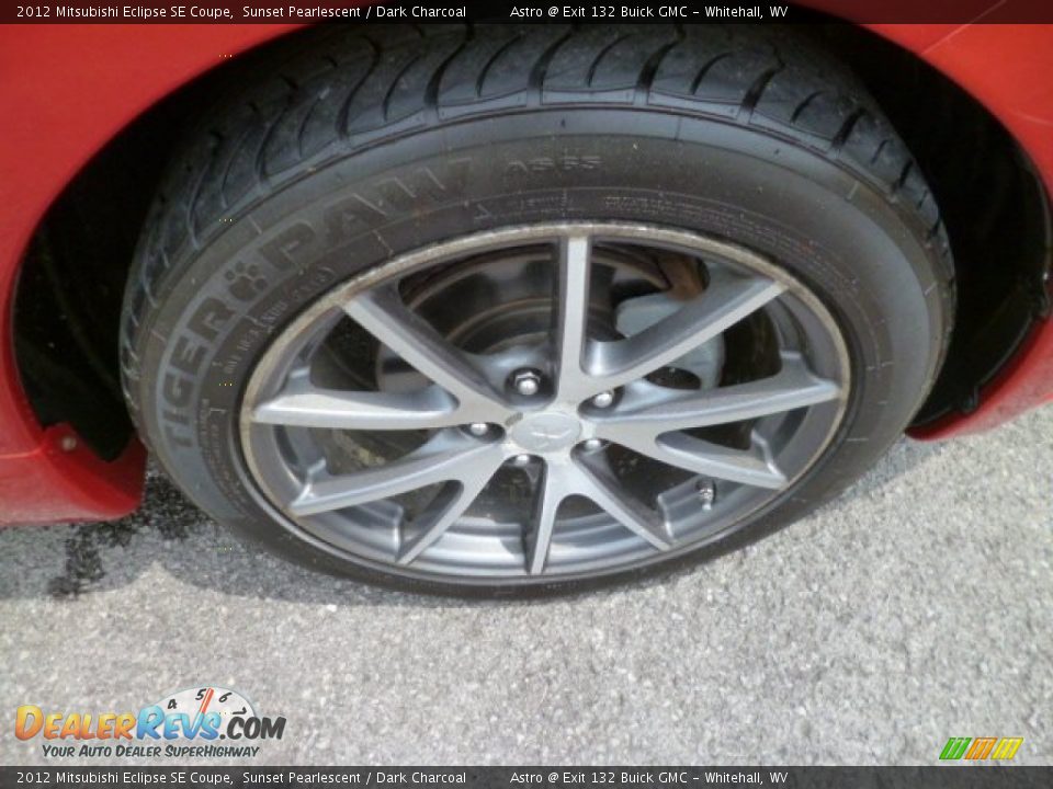 2012 Mitsubishi Eclipse SE Coupe Sunset Pearlescent / Dark Charcoal Photo #9