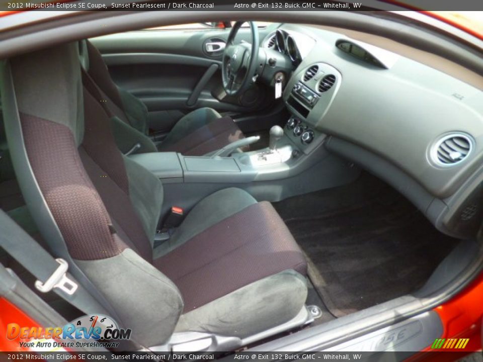 2012 Mitsubishi Eclipse SE Coupe Sunset Pearlescent / Dark Charcoal Photo #10