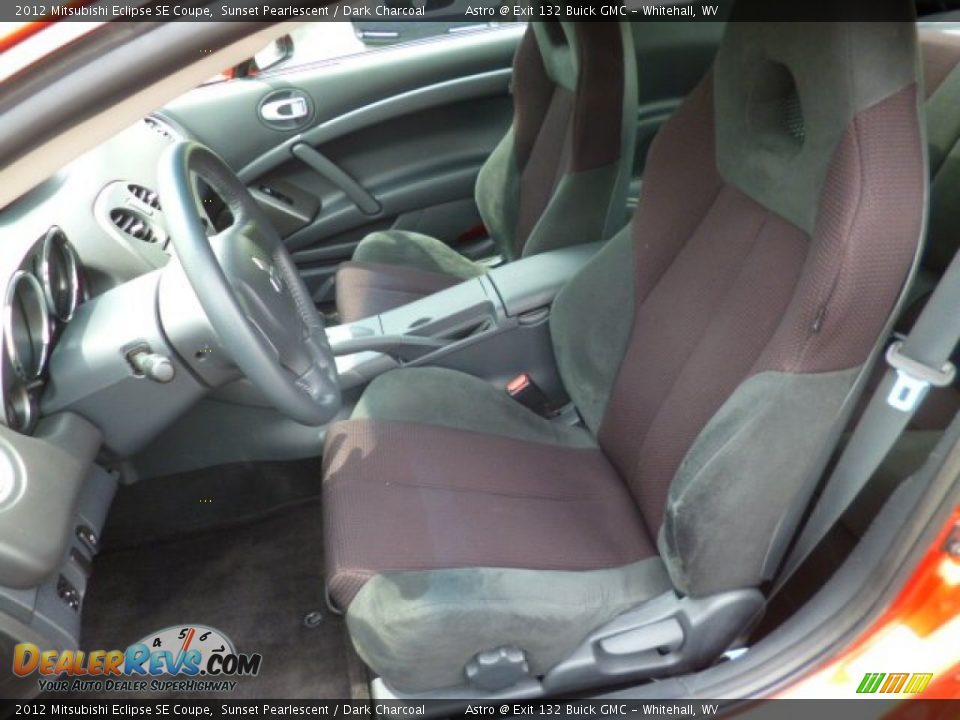 2012 Mitsubishi Eclipse SE Coupe Sunset Pearlescent / Dark Charcoal Photo #15