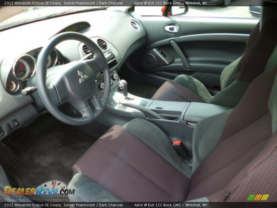 2012 Mitsubishi Eclipse SE Coupe Sunset Pearlescent / Dark Charcoal Photo #16