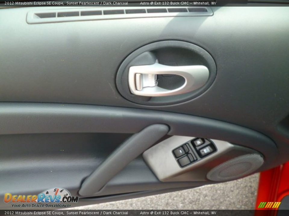 2012 Mitsubishi Eclipse SE Coupe Sunset Pearlescent / Dark Charcoal Photo #17