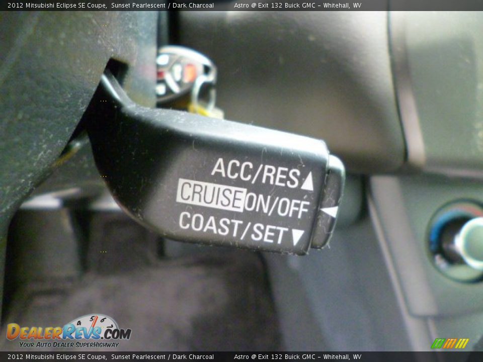 2012 Mitsubishi Eclipse SE Coupe Sunset Pearlescent / Dark Charcoal Photo #18