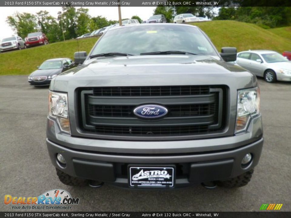 2013 Ford F150 STX SuperCab 4x4 Sterling Gray Metallic / Steel Gray Photo #2