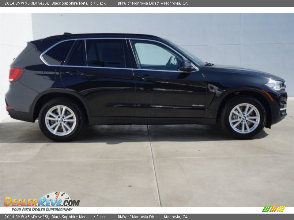 2014 BMW X5 sDrive35i Black Sapphire Metallic / Black Photo #2