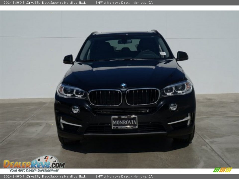 2014 BMW X5 sDrive35i Black Sapphire Metallic / Black Photo #3