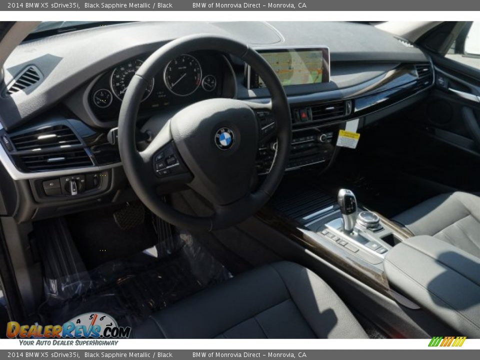 2014 BMW X5 sDrive35i Black Sapphire Metallic / Black Photo #6