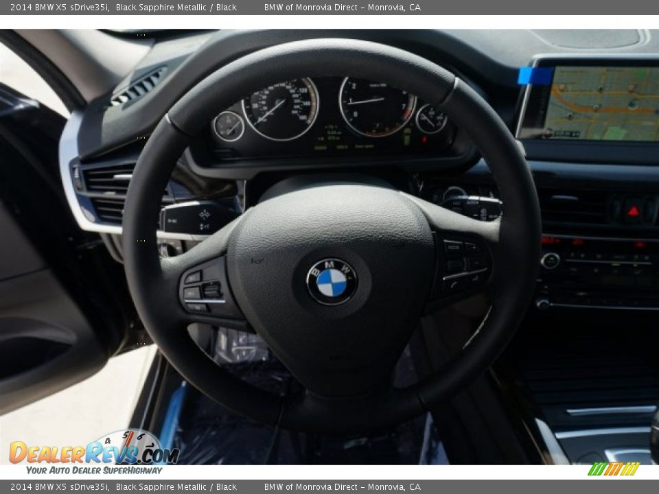 2014 BMW X5 sDrive35i Black Sapphire Metallic / Black Photo #8