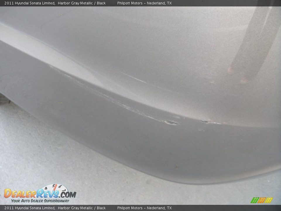 2011 Hyundai Sonata Limited Harbor Gray Metallic / Black Photo #22