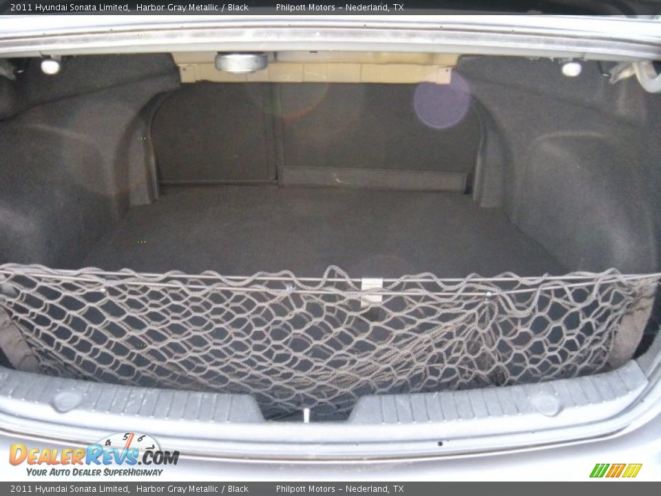 2011 Hyundai Sonata Limited Harbor Gray Metallic / Black Photo #33