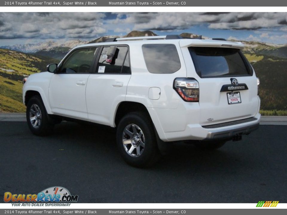 2014 Toyota 4Runner Trail 4x4 Super White / Black Photo #3