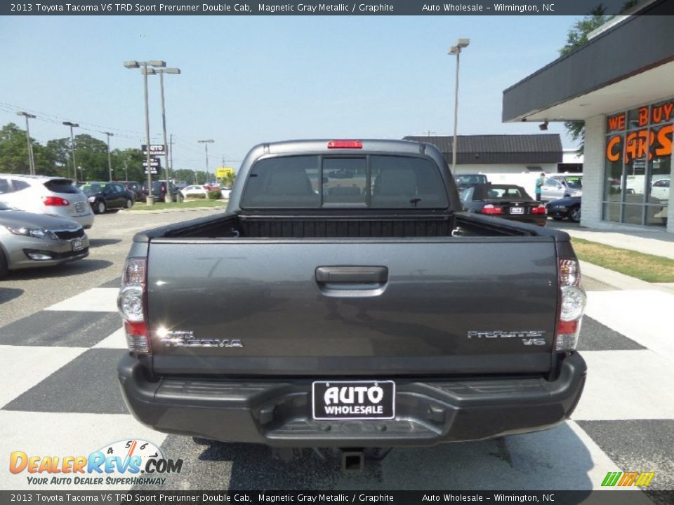 2013 Toyota Tacoma V6 TRD Sport Prerunner Double Cab Magnetic Gray Metallic / Graphite Photo #4