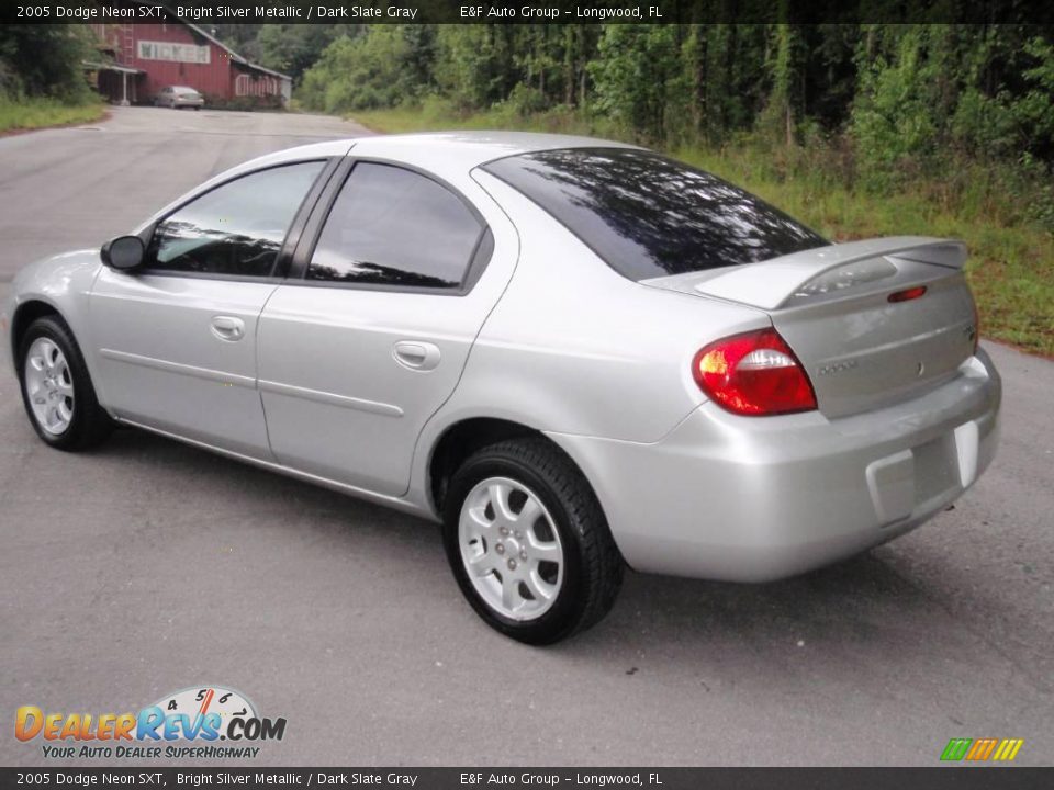 2005 Dodge Neon SXT Bright Silver Metallic / Dark Slate Gray Photo #4