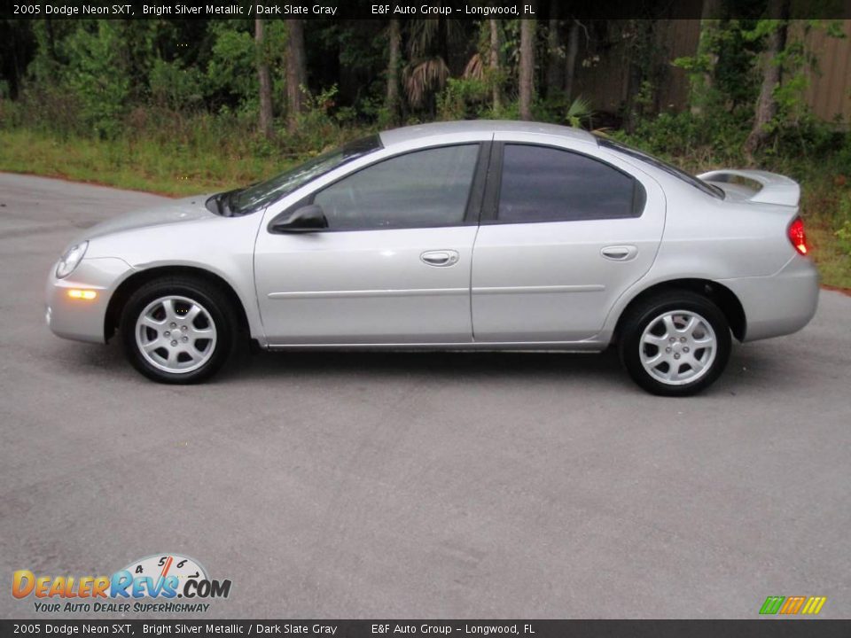 2005 Dodge Neon SXT Bright Silver Metallic / Dark Slate Gray Photo #7