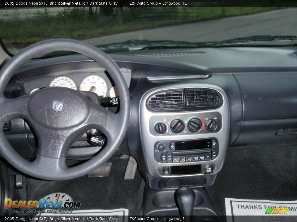 2005 Dodge Neon SXT Bright Silver Metallic / Dark Slate Gray Photo #8