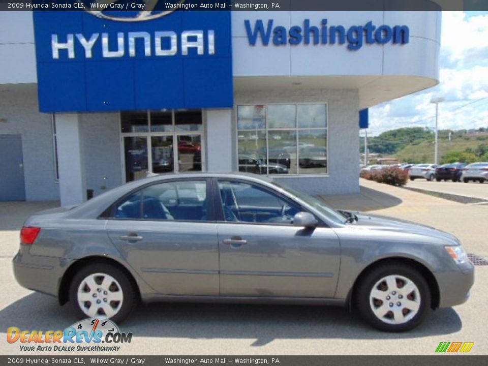 2009 Hyundai Sonata GLS Willow Gray / Gray Photo #2