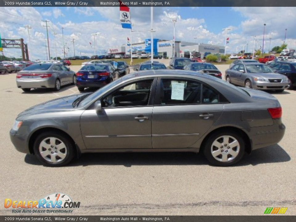 2009 Hyundai Sonata GLS Willow Gray / Gray Photo #6
