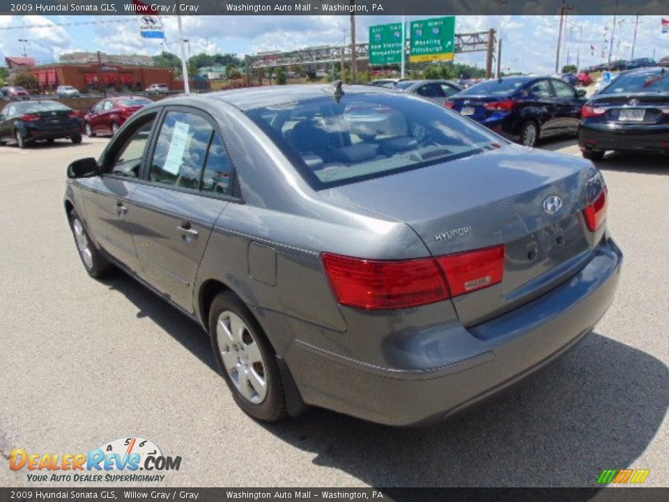 2009 Hyundai Sonata GLS Willow Gray / Gray Photo #7