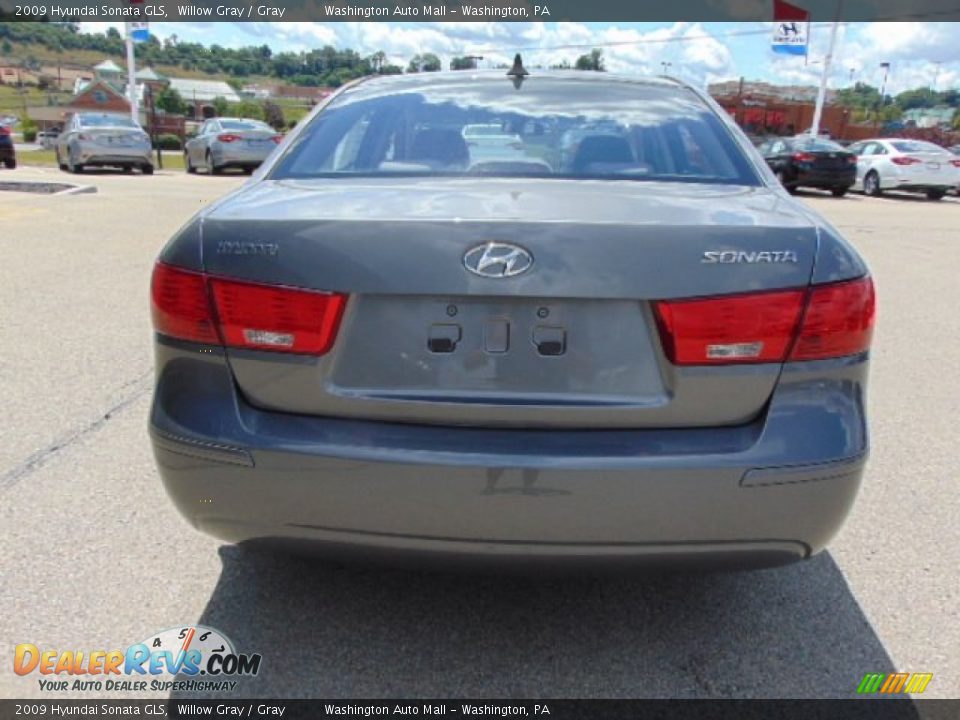 2009 Hyundai Sonata GLS Willow Gray / Gray Photo #8