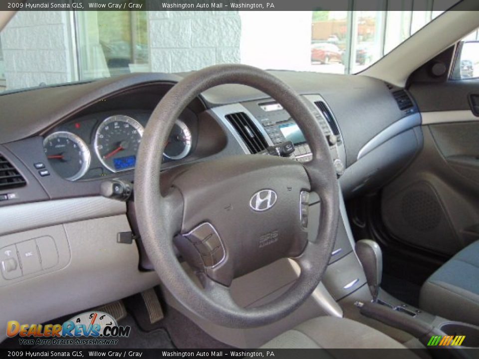 2009 Hyundai Sonata GLS Willow Gray / Gray Photo #9