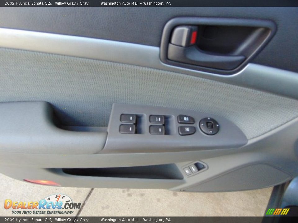 2009 Hyundai Sonata GLS Willow Gray / Gray Photo #13