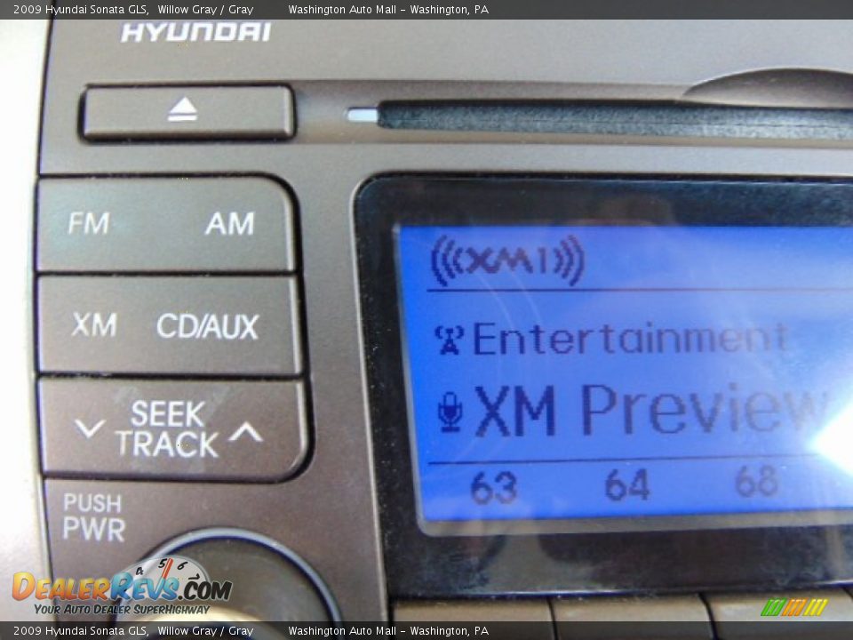 2009 Hyundai Sonata GLS Willow Gray / Gray Photo #16